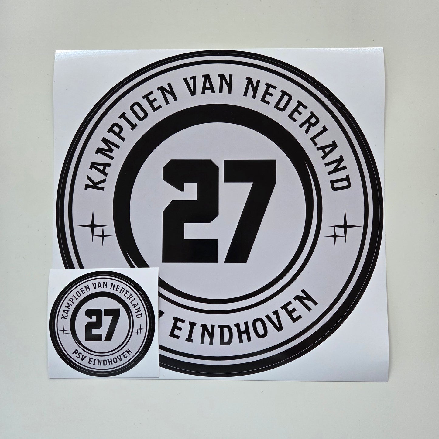 Megastickers Kampioensschaal (5x)