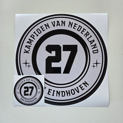 Megastickers Kampioensschaal (5x)